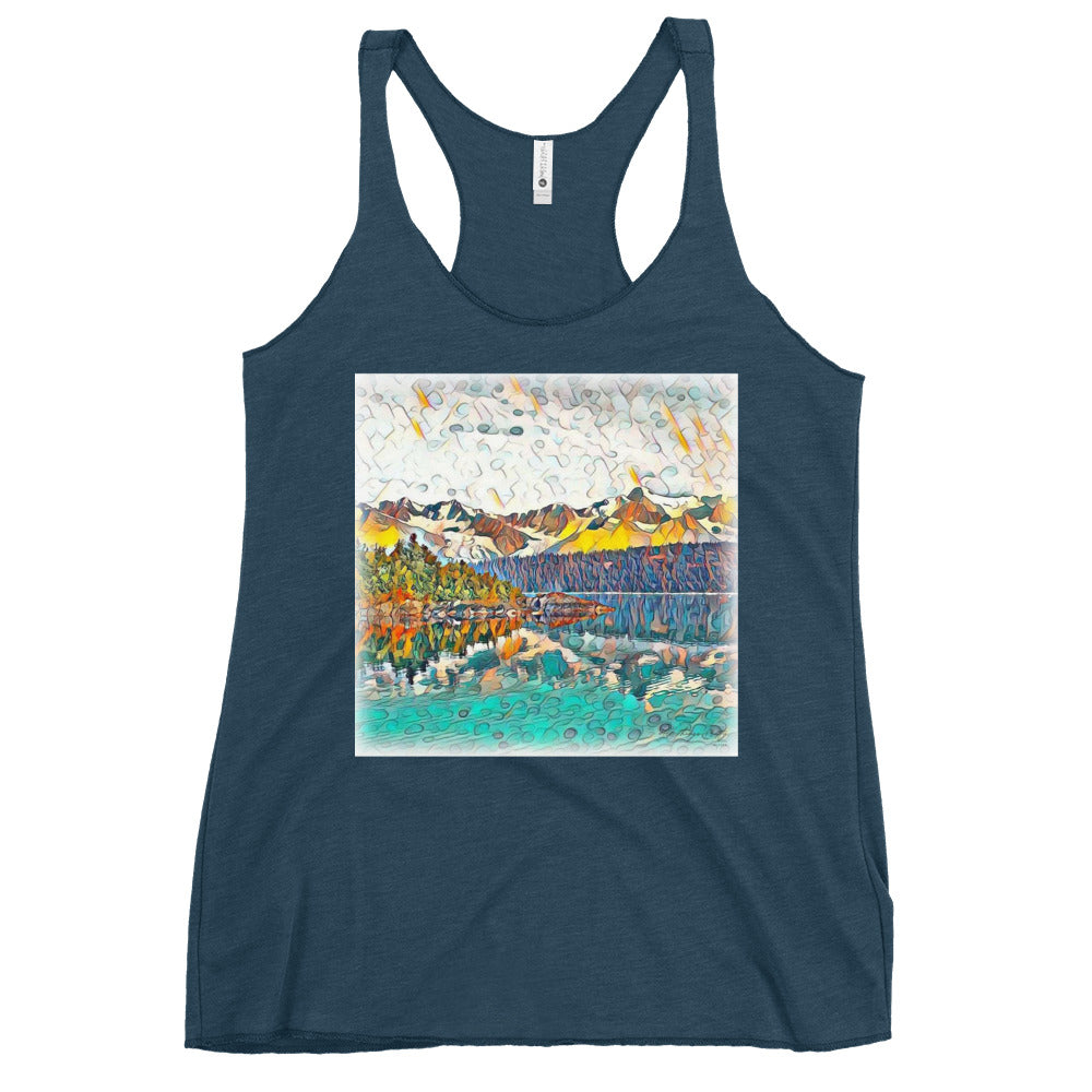 Women's Racerback Tank Autumn