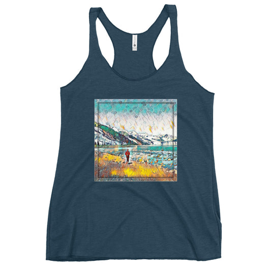 Women's Racerback Tank Beach