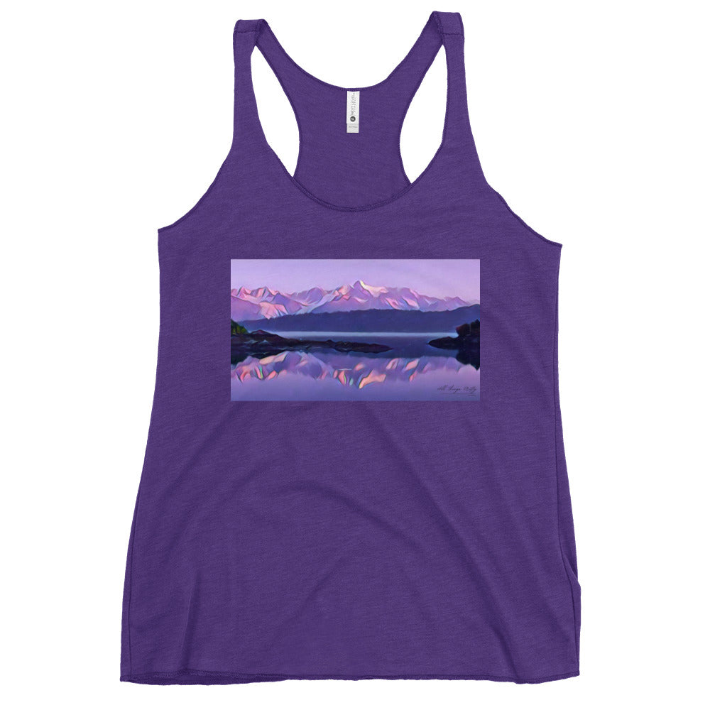 Women's Racerback Tank Alpenglow