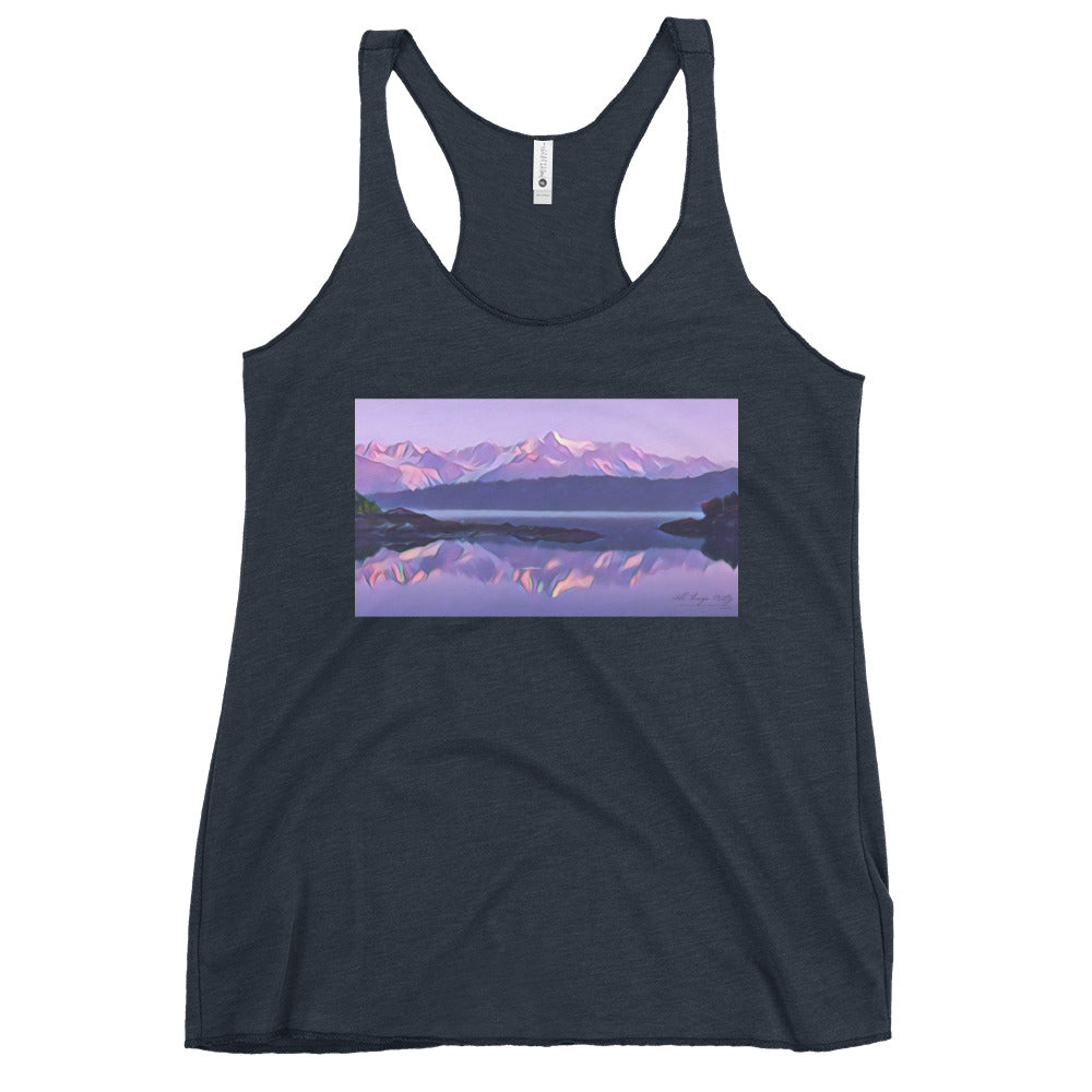 Women's Racerback Tank, Alpenglow