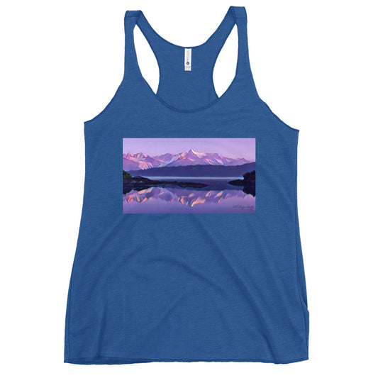 Women's Racerback Tank, Alpenglow