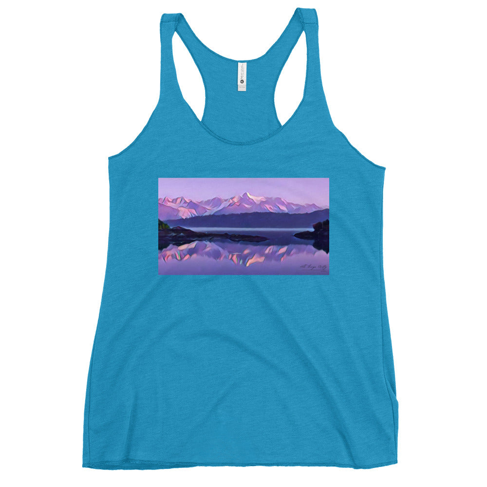 Women's Racerback Tank, Alpenglow