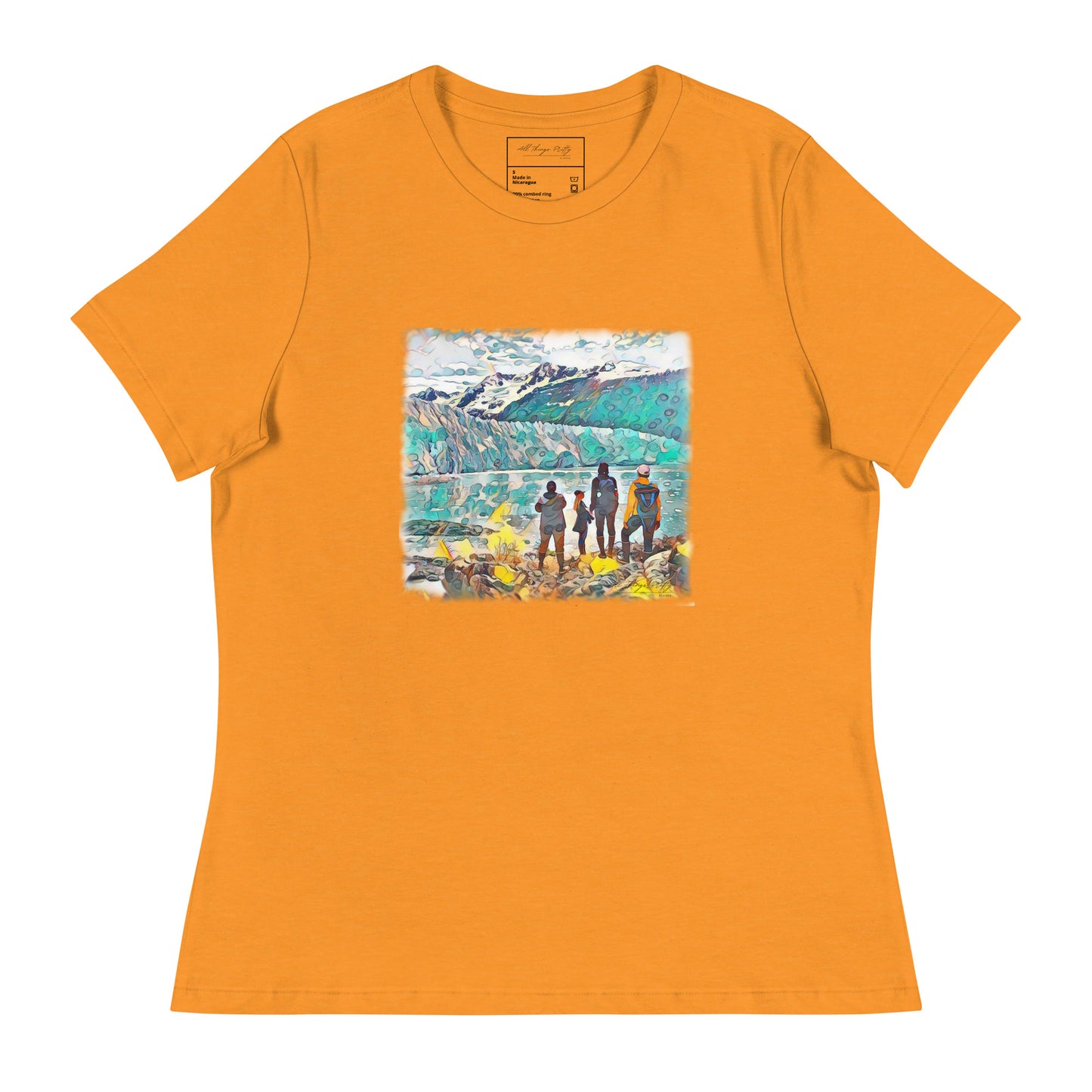 Women's Relaxed T-Shirt Glacier View