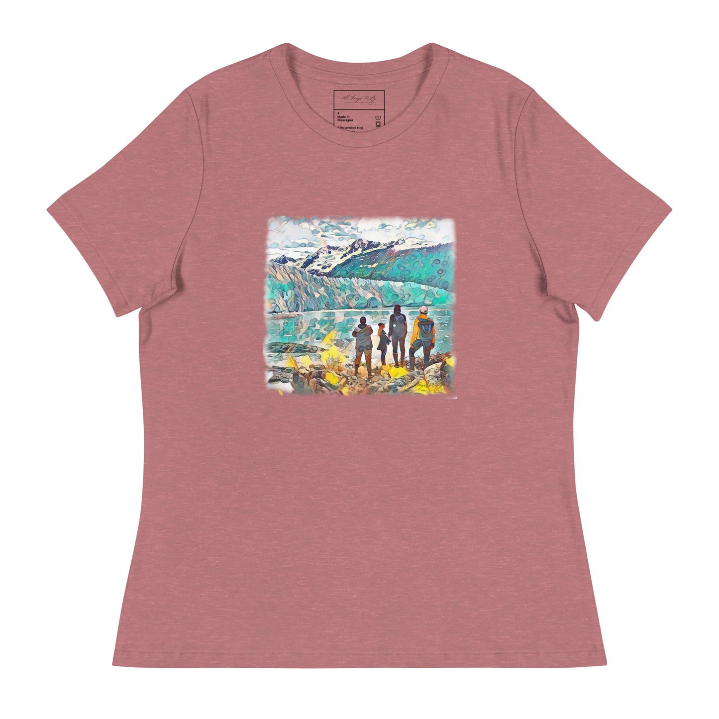 Women's Relaxed T-Shirt Glacier View