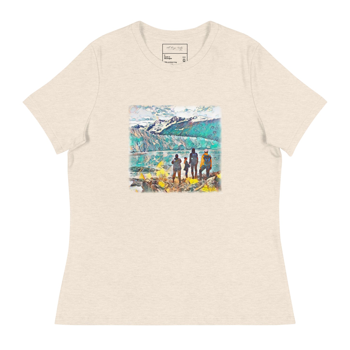 Women's Relaxed T-Shirt Glacier View