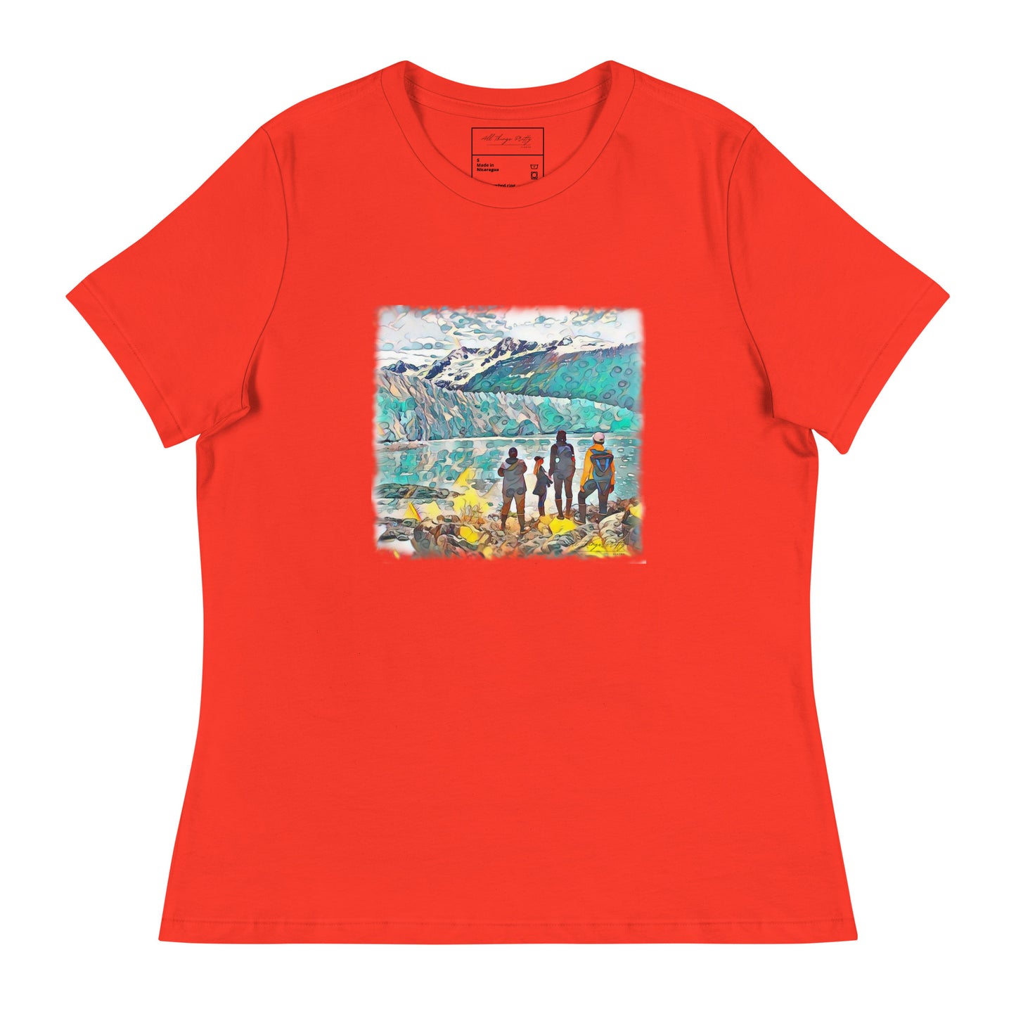 Women's Relaxed T-Shirt Glacier View