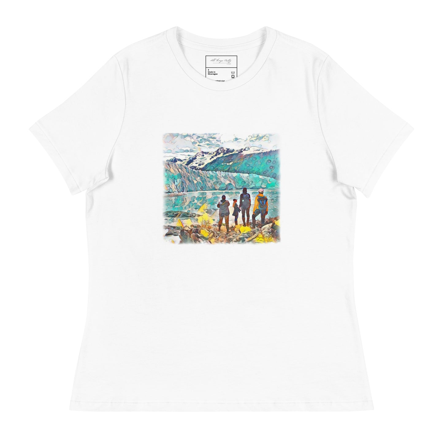 Women's Relaxed T-Shirt Glacier View